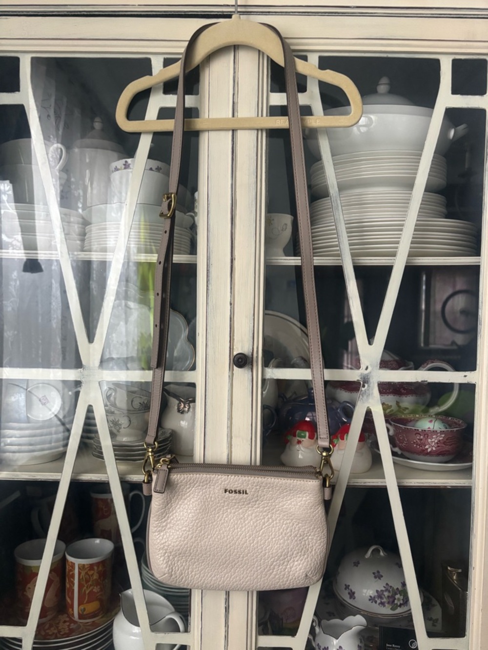 Fossil Leather Crossbody Bag
